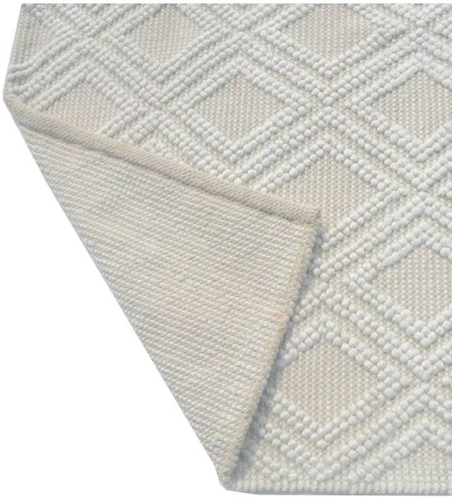 KAS Rugs Chloe Ivory Natural Diamond 5'x7' Area Rug-1