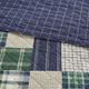 Olliix by Madison Park Timber 3 Piece Green and Navy Full/Queen Reversible Printed Coverlet Set-5