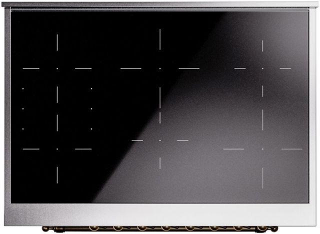 Ilve® Nostalgie II Series 36" Custom RAL Color Pro Style Induction Range-3