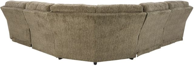 Signature Design by Ashley® Lubec 5-Piece Taupe Power Reclining Sectional-2