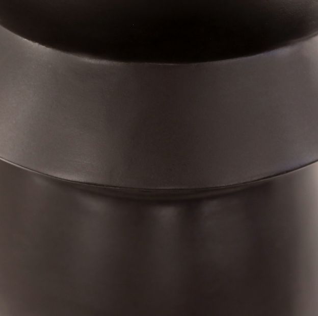 Dovetail Furniture Brynlee Black Concrete Outdoor Side Table-1