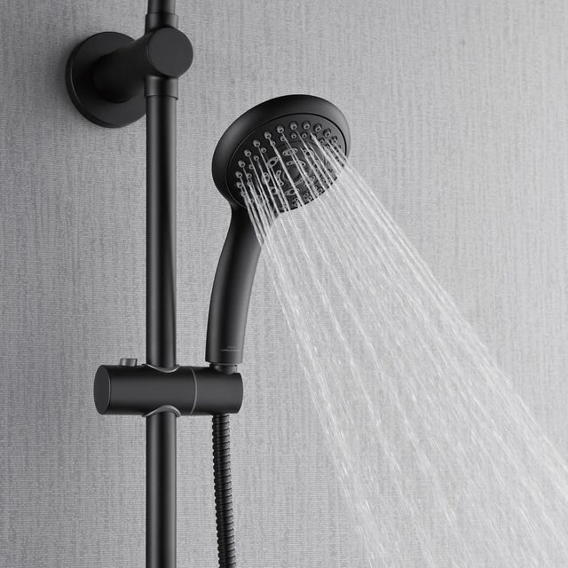 Forno Acqua AcquaSPA Matte Black 8" Retrofit Shower System 1.8 GPM-3