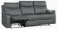 Mazin Furniture Wembley 3-Piece Dark Gray Reclining Modular Sofa-2
