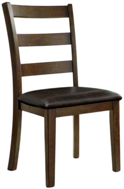 Furniture of America® Gracefield 5-Piece Dark Brown/Walnut Dining Table Set-2