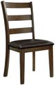 Furniture of America® Gracefield 5-Piece Dark Brown/Walnut Dining Table Set-2