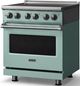 Viking® 5 Series 30" Splash Pro Style Electric Range with Polished Chrome Trim-3
