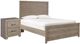 Signature Design by Ashley® Culverbach 2-Piece Gray Full Panel Bed Set-0