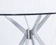 VIG Furniture Modrest Brushed Clear/Stainless Steel Dining Table-3