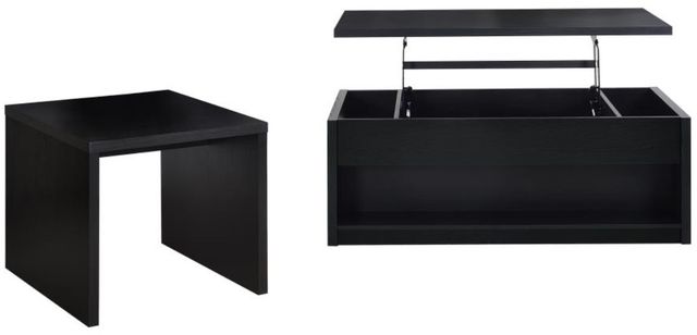 Coaster® Knapp 2-Piece Black Lift Top Coffee Table Set-0