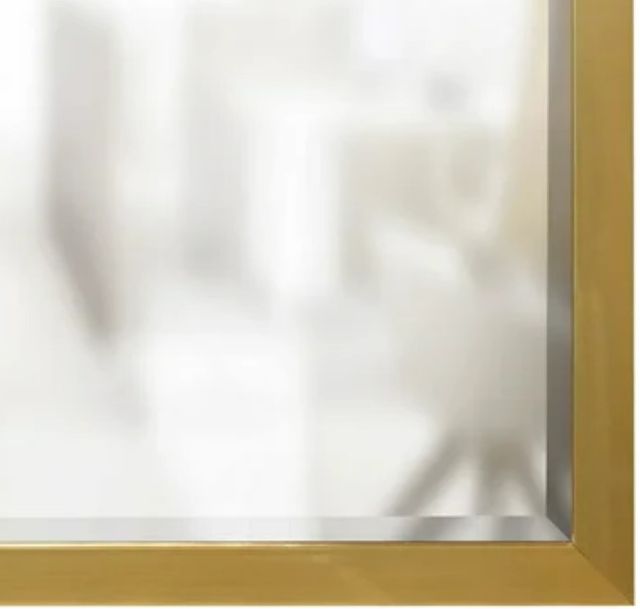 Stylecraft Gold Beveled Framed Wall Mirror-1