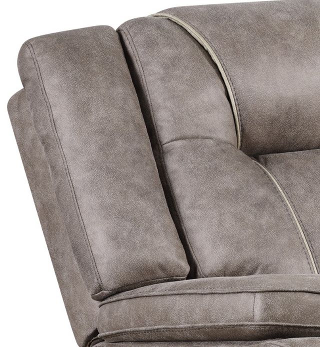 Parker House® Blake Desert Taupe Manual Reclining Console Loveseat-6