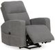Signature Design by Ashley® Starganza Gray Power Lift Recliner-1