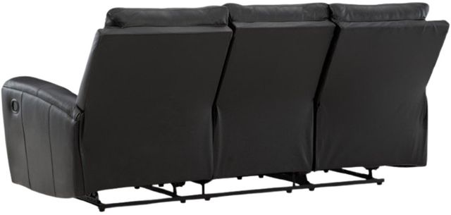 Signature Design by Ashley® Danemere Black Manual Reclining Sofa-2