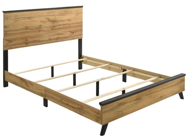 Coaster® Kaywood Natural Pine Queen Panel Bed-1