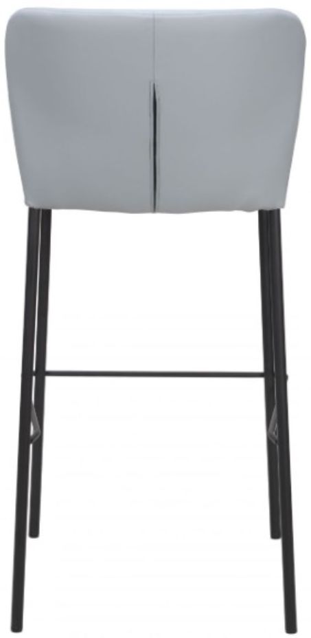 Zuo® Modern Linz Gray Barstool-3