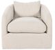 Four Hands Topanga Knoll Natural Swivel Chair-1