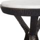 Uttermost® Tilton White Marble Top Accent Table with Dark Bronze Base-5