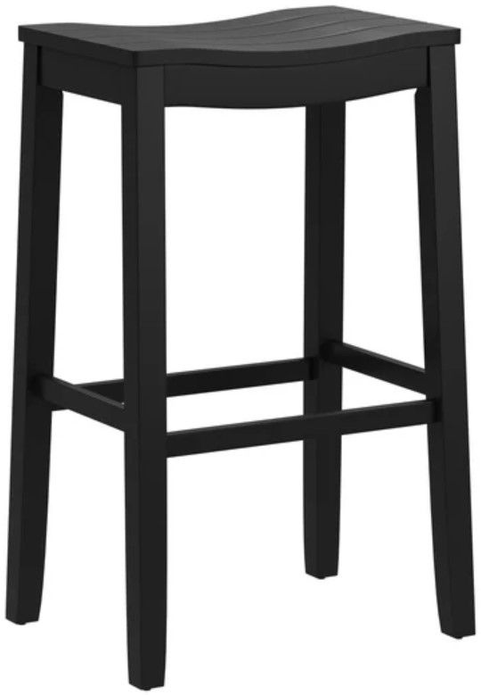 HH2 Home Fiddler Black Bar Stool-0