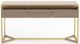 Canadel Customizable Modern Pecan Washed Buffet with Gold Frame -1