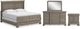 Signature Design by Ashley® Lexorne 4-Piece Gray King Sleigh Bed Set-0