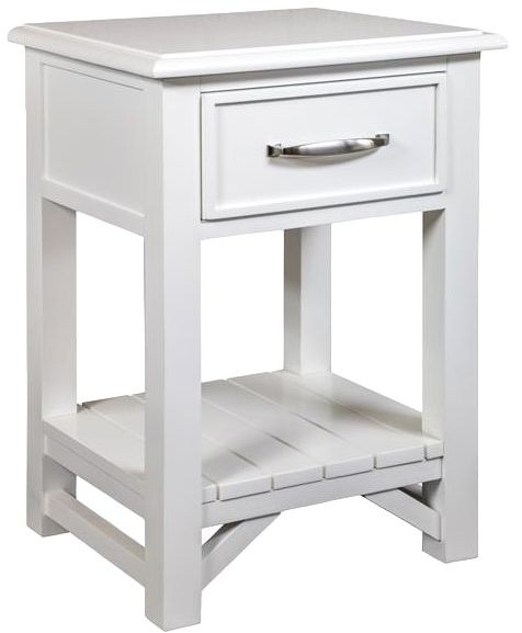 Riverside Furniture Talford Cotton 1-Drawer Nightstand-0