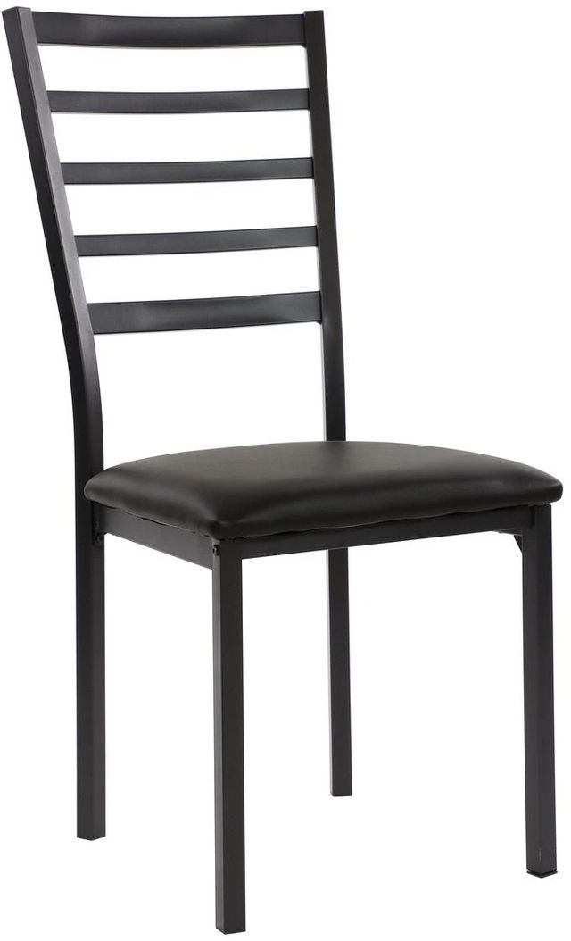 Homelegance® Flannery Black Side Chair-0