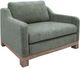International Furniture Direct Samba Olive Green Armchair-0