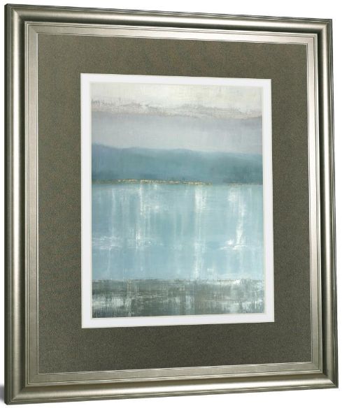 Classy Living Caroline Gold Twilight Blues 34"W Wall Art-3