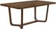 Crown Mark Salerno Brown Dining Table-0