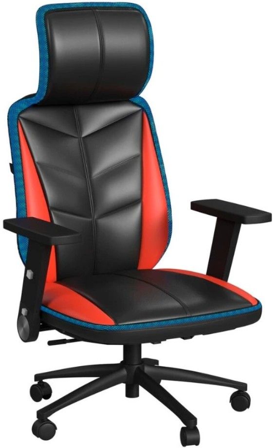 Elements International Rollins Black/Red Gaming Chair-0