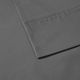 Olliix by Madison Park Peached Percale Charcoal Twin Cotton Sheet Set-1