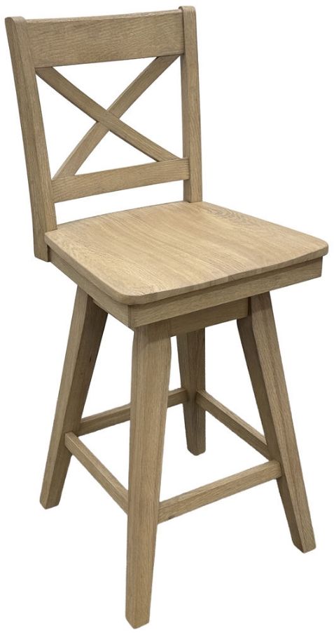 Intercon Natural X Top Bucket Barstool-0