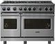 Viking® 7 Series 48" Stainless Steel Pro Style Liquid Propane Gas Range-0