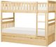 Homelegance® Bartly Natural Pine Youth Twin/Twin Bunk Bed with Twin Trundle-3