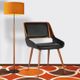 Armen Living Panda Black Dining Chair-1