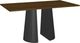 Amisco Customizable Gemma 72" Rectangular Pub Table with 1" Walnut Veneer Top-0