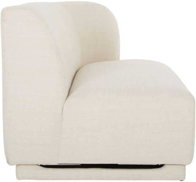 Moe's Home Collection Yoon Cream Left 2 Seat Chaise-2