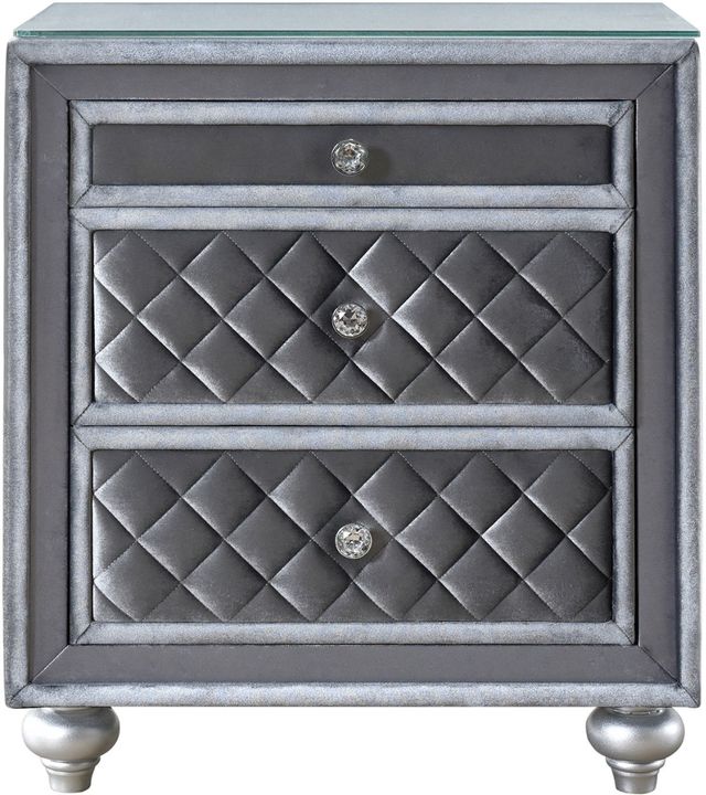 Crown Mark Cameo Gray Nightstand-3