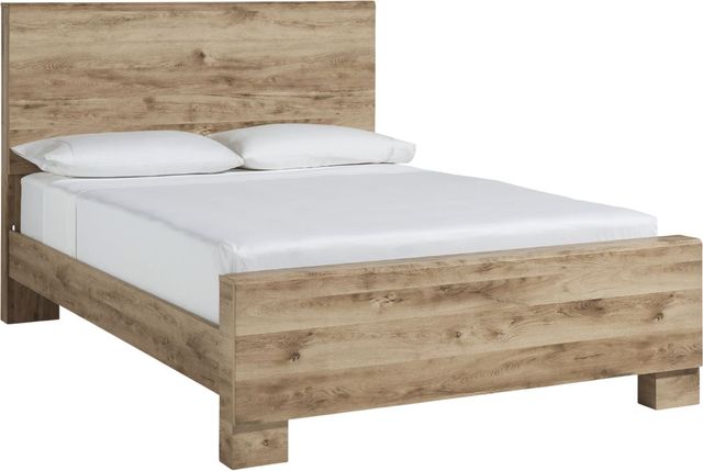 Signature Design by Ashley® Hyanna 3-Piece Tan Brown Queen Panel Bed Set-3