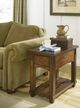 Hammary® Tacoma Rustic Brown Chairside Table-1