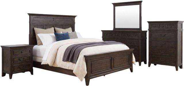 Liberty Furniture Paradise Valley 5-Piece Saddle Brown Queen Panel Bedroom Set-0