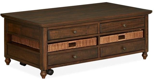 Magnussen Home® Cottage Lane Coffee Lift Top Cocktail Table-2