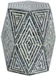 A & B Home Black/White Stool-0