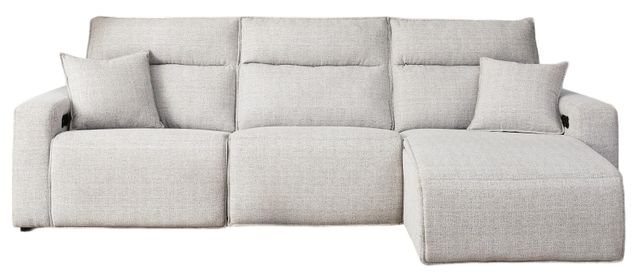 Signature Design by Ashley® ModMax II 3-Piece Stone Power Reclining Sofa Chaise-0