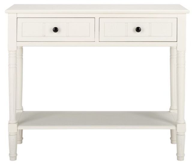 Safavieh Samantha Distressed Cream Console Table-1