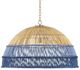 Currey & Company Senjyo Cornflower Blue/Khaki Pendant Lighting-0
