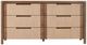 Classic Home Corda Natural/Nut Brown 6-Drawer Dresser-1