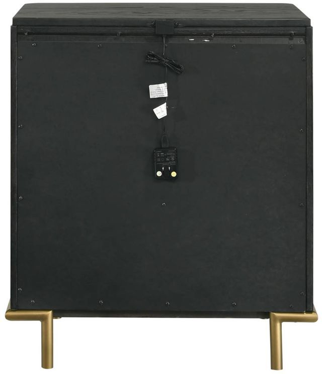 Coaster® Arini Black 3-Drawer Nightstand Bedside Table with USB Outlet-3
