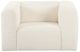 TOV Furniture Tarra Cream Fluffy Oversized Accent Chair-3