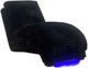 Elements International Nori Masis Black Chaise with Heat Massage, USBC and LED-0